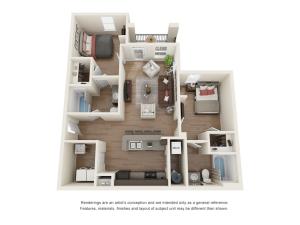 2 BR Furnished Premium