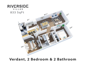 2x2 Floor Plan