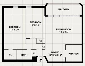 10Prince 2BR 1Bath