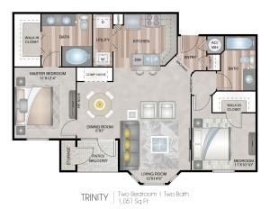 1051 Square Feet