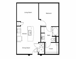 1 Bedroom 1 Bath