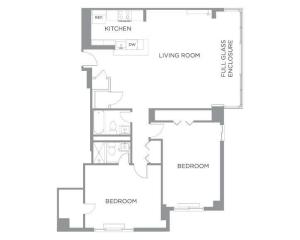 2 Bedroom 2 Bath