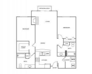Sinclair-Restored | 2 bed 2 bath | from 1059 square feet