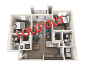 2 Bedroom Floorplan