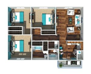 Three Bedroom Two Bathroom