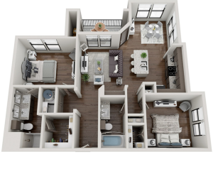 B2a floor plan