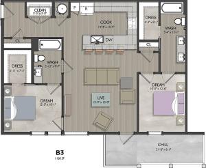 Vecina B3 Floor Plan