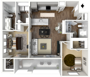 2 bedroom apartment in Gilbert, AZ