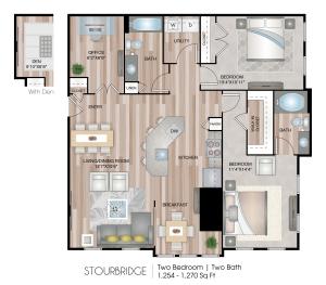 1270 Square Feet