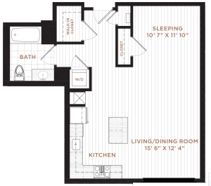 Floor Plan 1 | Derry NH Apartments | Corsa