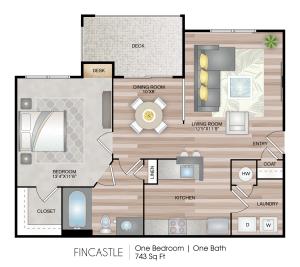743 Square Feet