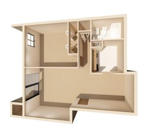 Lindenbrooke 1BD 1Bath 650sqft