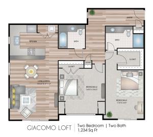 1234 Square Feet