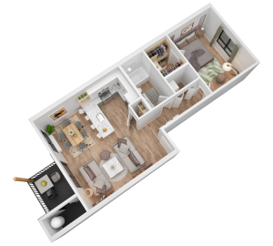 1 Bedroom 1 Bath