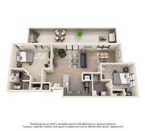 2x2 Premium Balcony Option 1