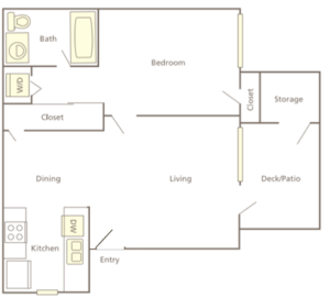 Junior 1 Bed/1Bath