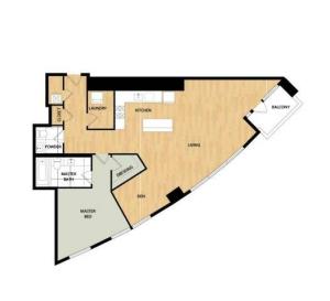 Tower One Bedroom One Bath - Hawthorne