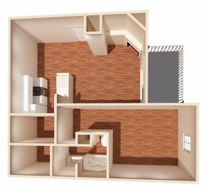 BearRunVillage 1 BR 1 Bath 770sqft