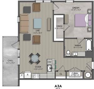Vecina A3a Floor Plan