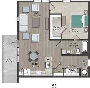 Vecina A3 Floor Plan
