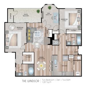 1287 Square Feet