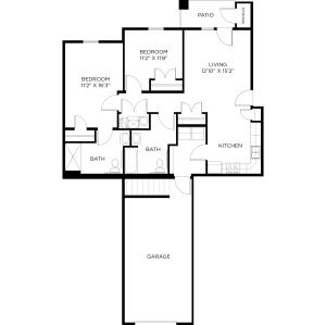 Escalante-Main floor with attached garage