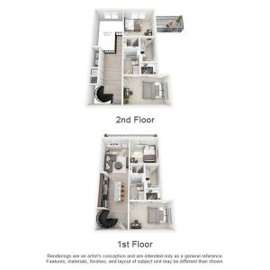 Floor Plan 2 | texas state university housing | Vie Lofts at San Marcos
