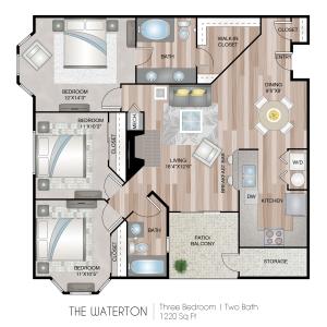 1220 Square Feet