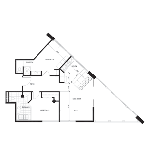Stadium Lofts - Two Bedroom - Style B