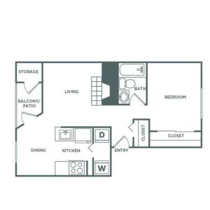 1bx1b  | 675 sq ft