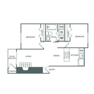 2bx1b | 835 sq ft