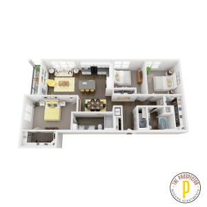 Rhyolite 3 Bedroom 2 Bathroom Floor Plan
