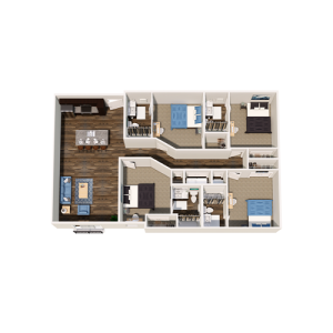 D4 | Four Bedroom
