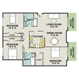 Trinidad Floorplan Renovated