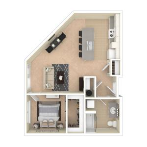 1 Bedroom Apartments  | Apartments for Rent in Kent WA | Midtown 64