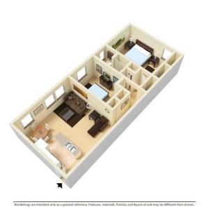 GoshenManor 2BD 1Bath 945sqft