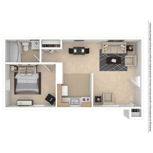 NorrisHills 1BD 1Bath 585sqft