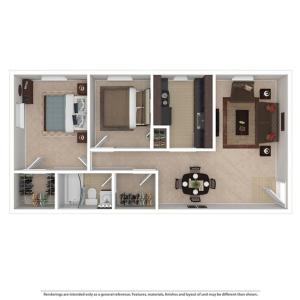 Lakeview 2BD 1Bath 710sqft