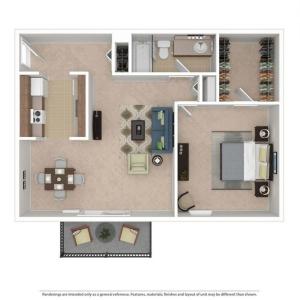 Toftrees Parkgate 1BD 1Bath 816sqft