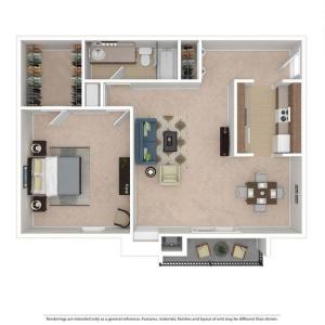 Toftrees Cricklewood 1BD 1Bath 799sqft