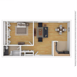 RollingHill 1BD 1Bath 760sqft