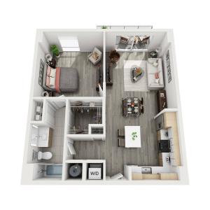 Motion at Dadeland A1-C Floor Plan