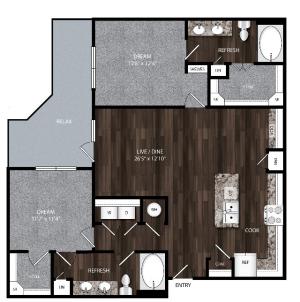 B3_Union_House_Two_Bedroom_Modern_Apartment_North_Texas