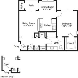 Waterford- one bedroom one bath