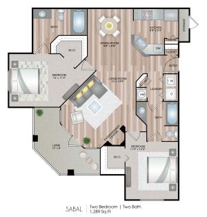 1289 Square Feet