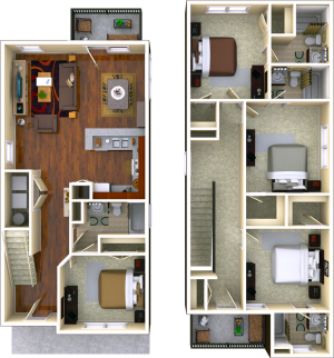 4 Bedroom Floor Plan