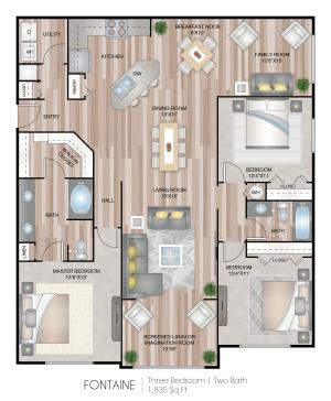1835 Square Feet