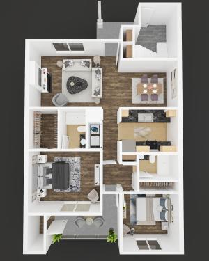2 Bedroom 2 Bath