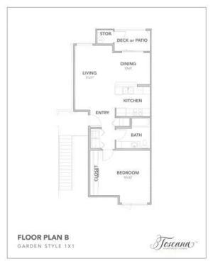 One Bedroom One Bath | Apartments in Lacey WA | Toscana Apartment Homes