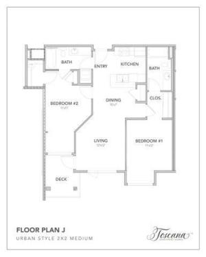 Two Bedroom Two Bath | Apartments in Lacey WA | Toscana Apartment Homes